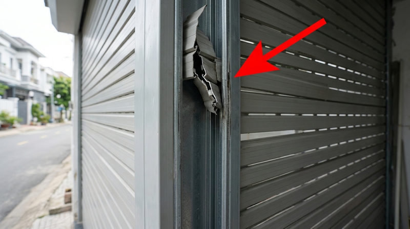 Các lỗi cửa cuốn thường gặp và cách tự khắc phục tạm thời