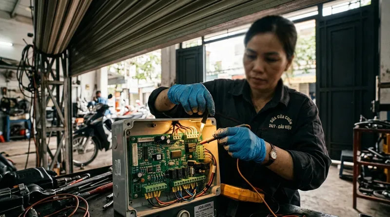 Các lỗi cửa cuốn thường gặp và hướng dẫn xử lý khẩn cấp