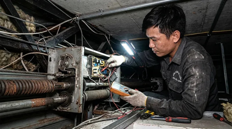 Các Lỗi Thường Gặp Cần Gọi Thợ Sửa Cửa Cuốn Tân Tạo Ngay
