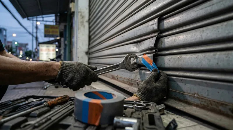 Các lỗi thường gặp và cách tự khắc phục khi cửa cuốn bị kẹt