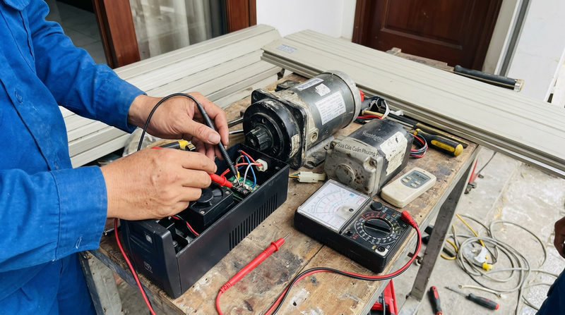 Các lỗi thường gặp và cách tự xử lý khi chờ cứu hộ cửa cuốn phường Phú Hữu