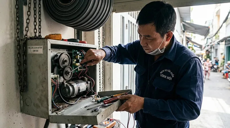 Chi tiết các dịch vụ cửa cuốn phường Vĩnh Hội cung cấp