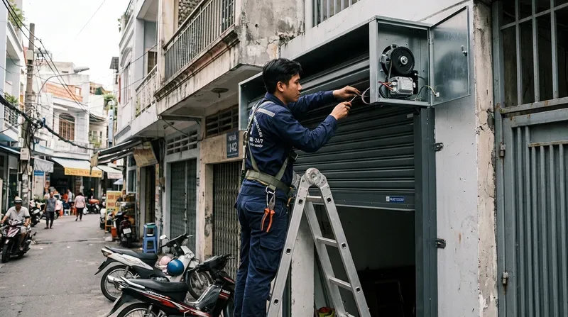 Chi tiết dịch vụ lắp đặt và sửa cửa cuốn phường Nguyễn Cư Trinh