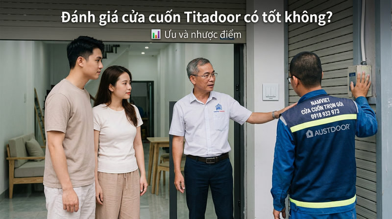 Đánh giá cửa cuốn Titadoor có tốt không? Ưu và nhược điểm