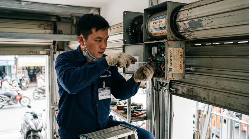 Dịch vụ lắp đặt và sửa cửa cuốn phường Phạm Ngũ Lão trọn gói