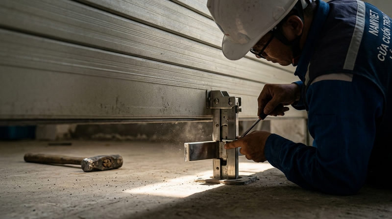 Giải mã công nghệ cửa cuốn chống cạy phá an toàn tuyệt đối