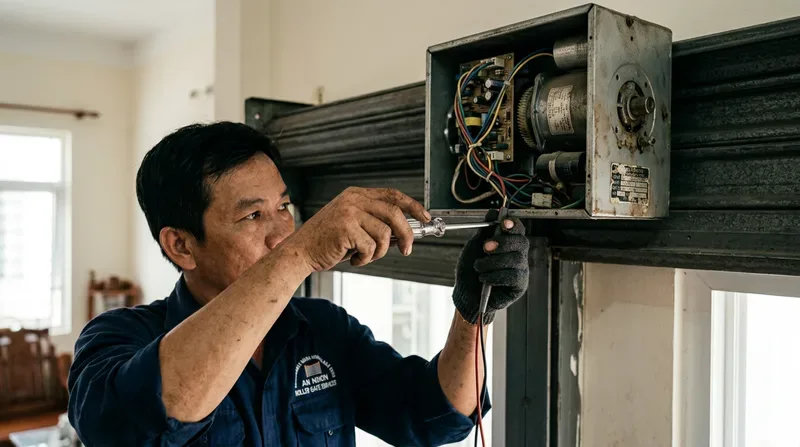 Nhận diện các lỗi cửa cuốn phổ biến và cách xử lý khẩn cấp