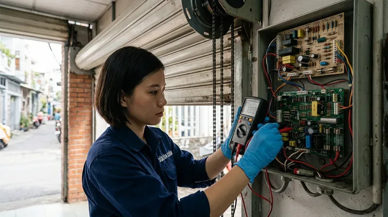 Nhận khắc phục triệt để các lỗi cửa cuốn phổ biến