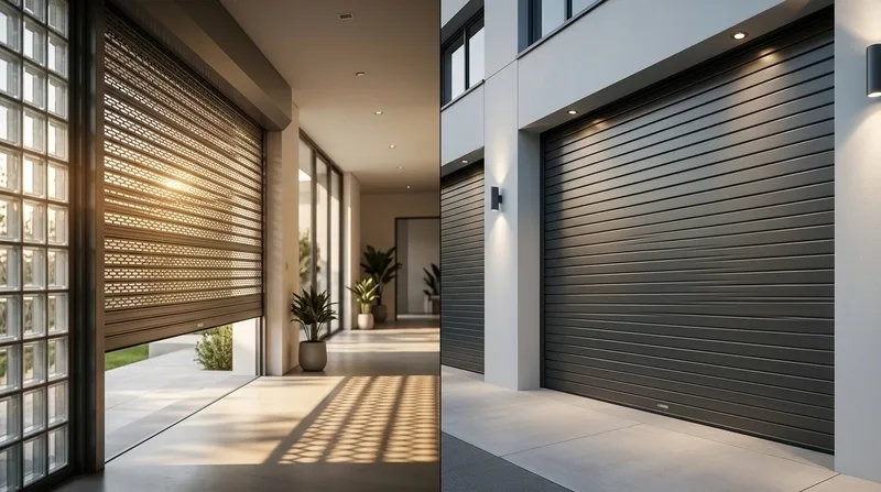 Phân loại: Nên chọn cửa cuốn khe thoáng hay cửa cuốn tấm liền?