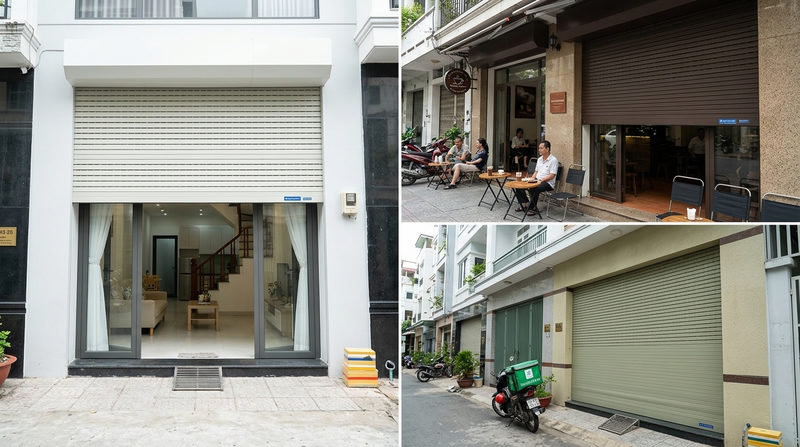 Review cửa cuốn Austdoor thực tế từ các công trình tại TP.HCM
