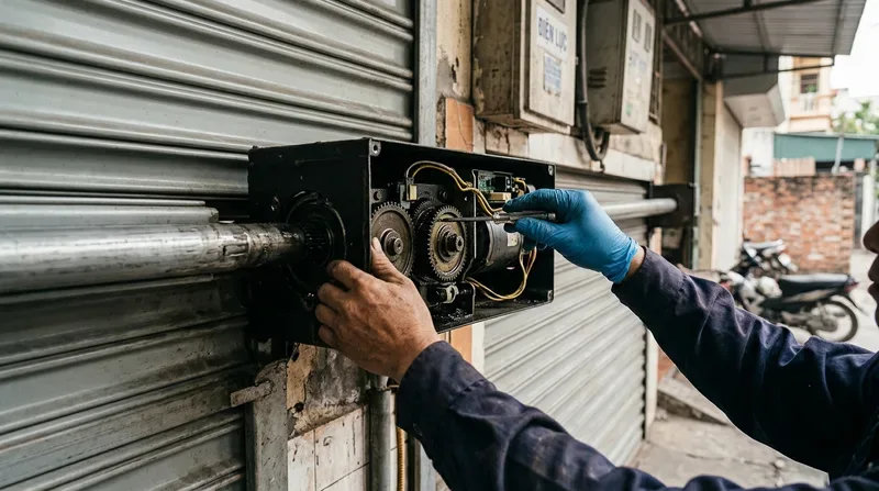 Tổng hợp các lỗi cửa cuốn phổ biến và cách khắc phục tại chỗ