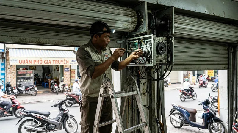 Tổng hợp các lỗi cửa cuốn thường gặp và cách xử lý