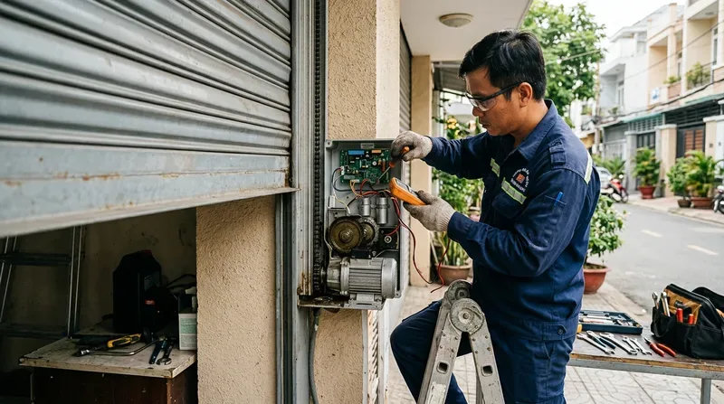 Tổng Hợp Dịch Vụ Lắp Đặt Và Sửa Cửa Cuốn Phường Thạnh An