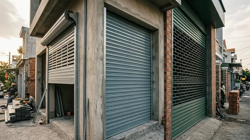 Tư vấn chọn loại cửa cuốn phù hợp cho công trình tại Tân Túc