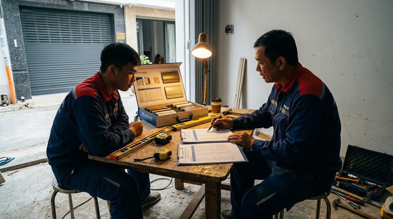 Bảng Giá Thi Công Cửa Cuốn Austdoor Trọn Gói Mới Nhất 2026