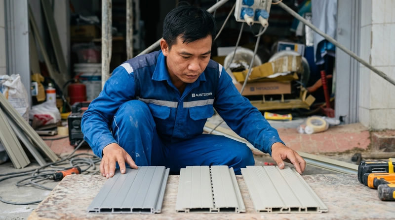 So sánh cửa cuốn Austdoor, Titadoor và Mitadoor (Cập nhật 2026)