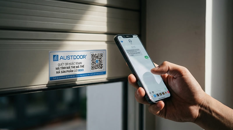 Cách kiểm tra Austdoor chính hãng 100% & Chính sách bảo hành