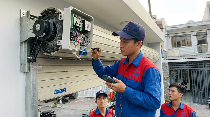 Hướng dẫn xử lý lỗi thường gặp & Dịch vụ sửa cửa cuốn tại nhà TP.HCM