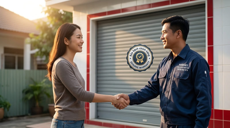 Cam kết từ dịch vụ cửa cuốn uy tín nhất TP.HCM