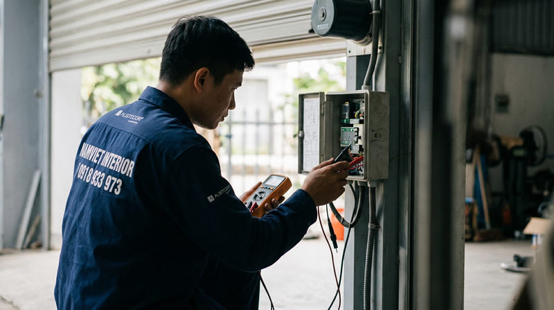Chính sách bảo hành và dịch vụ sửa chữa cửa cuốn Austdoor 24/7