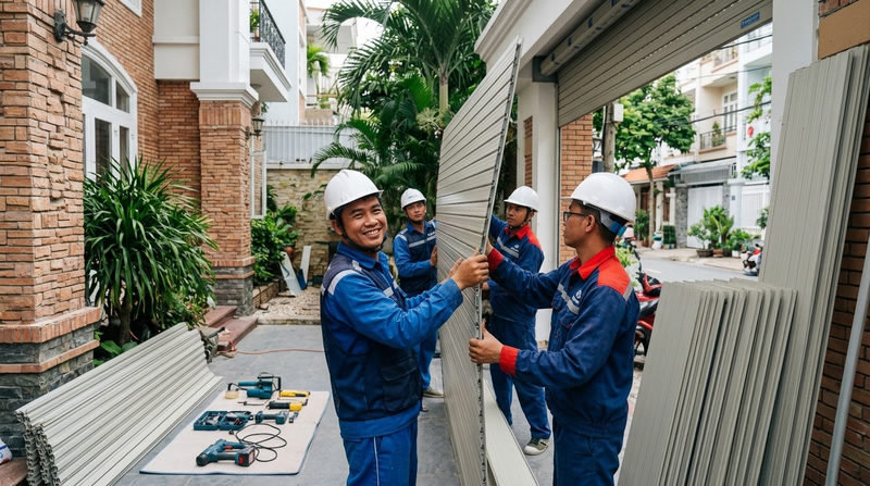 Đại lý cửa cuốn Titadoor chính hãng tại TPHCM: Uy tín, thi công nhanh chóng