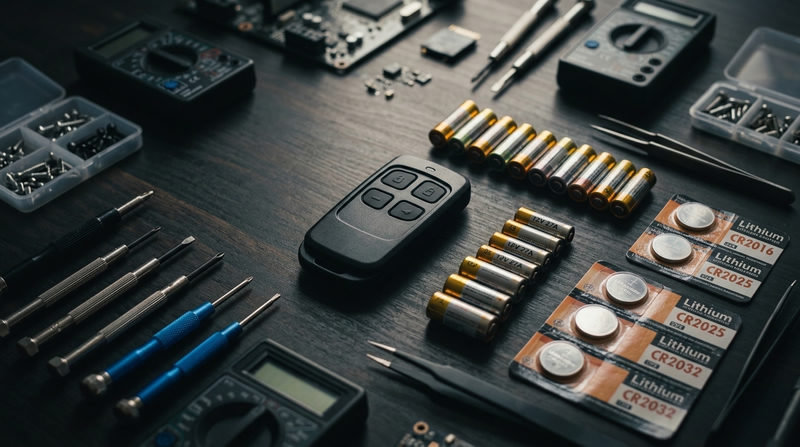 Giải Đáp Thắc Mắc Khi Sửa Chữa & Thay Pin Remote Cửa Cuốn