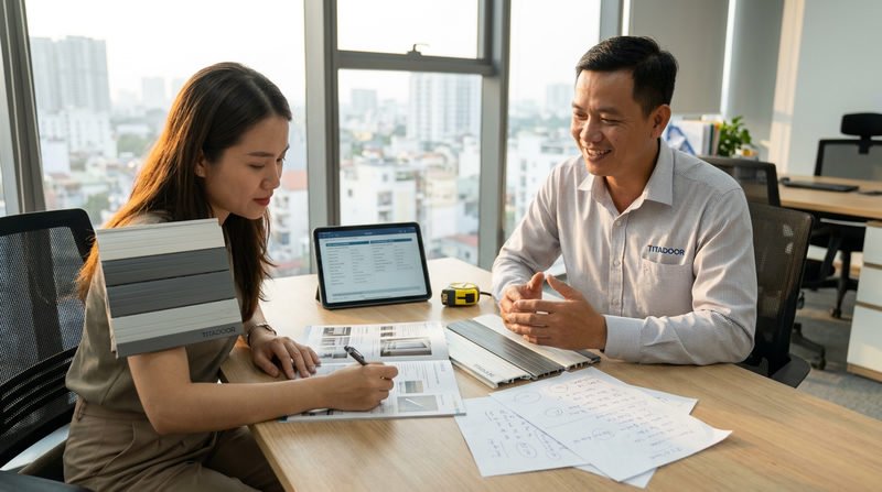 Giải đáp thắc mắc về cửa cuốn Titadoor giá rẻ TPHCM