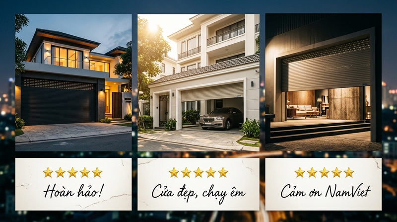 Dự án thực tế và đánh giá từ khách hàng tại các quận TPHCM