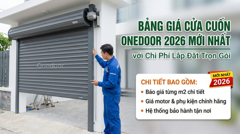 bảng giá cửa cuốn onedoor