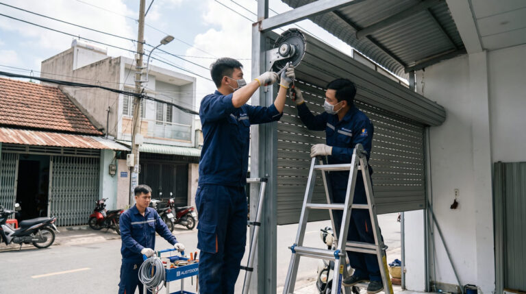 Báo Giá Lắp Đặt Cửa Cuốn Phường An Hội Tây Trọn Gói
