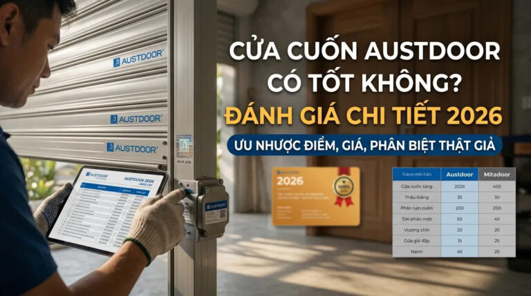 cửa cuốn austdoor có tốt không