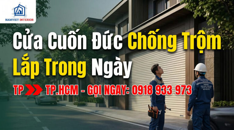 Cửa Cuốn Đức Chống Trộm: Lắp Trong Ngày Tại TP.HCM