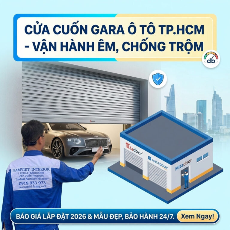 cửa cuốn gara oto