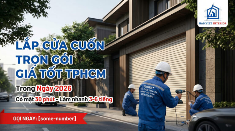 Lắp Cửa Cuốn Trọn Gói Giá Tốt TPHCM Trong Ngày 2026