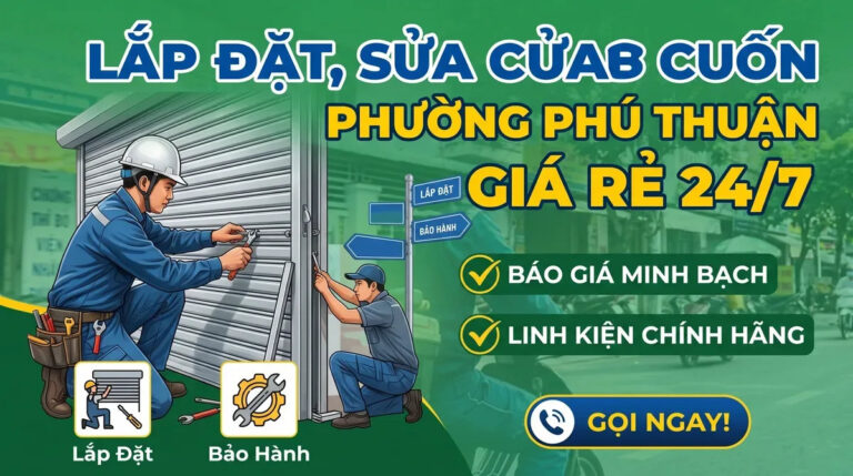 cửa cuốn phường phú thuận